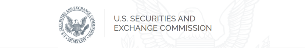 SEC Securities and Exchange Commission from sec.gov